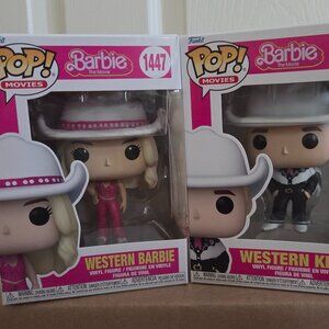 POP Movies: The Barbie Movie Western Barbie & Ken